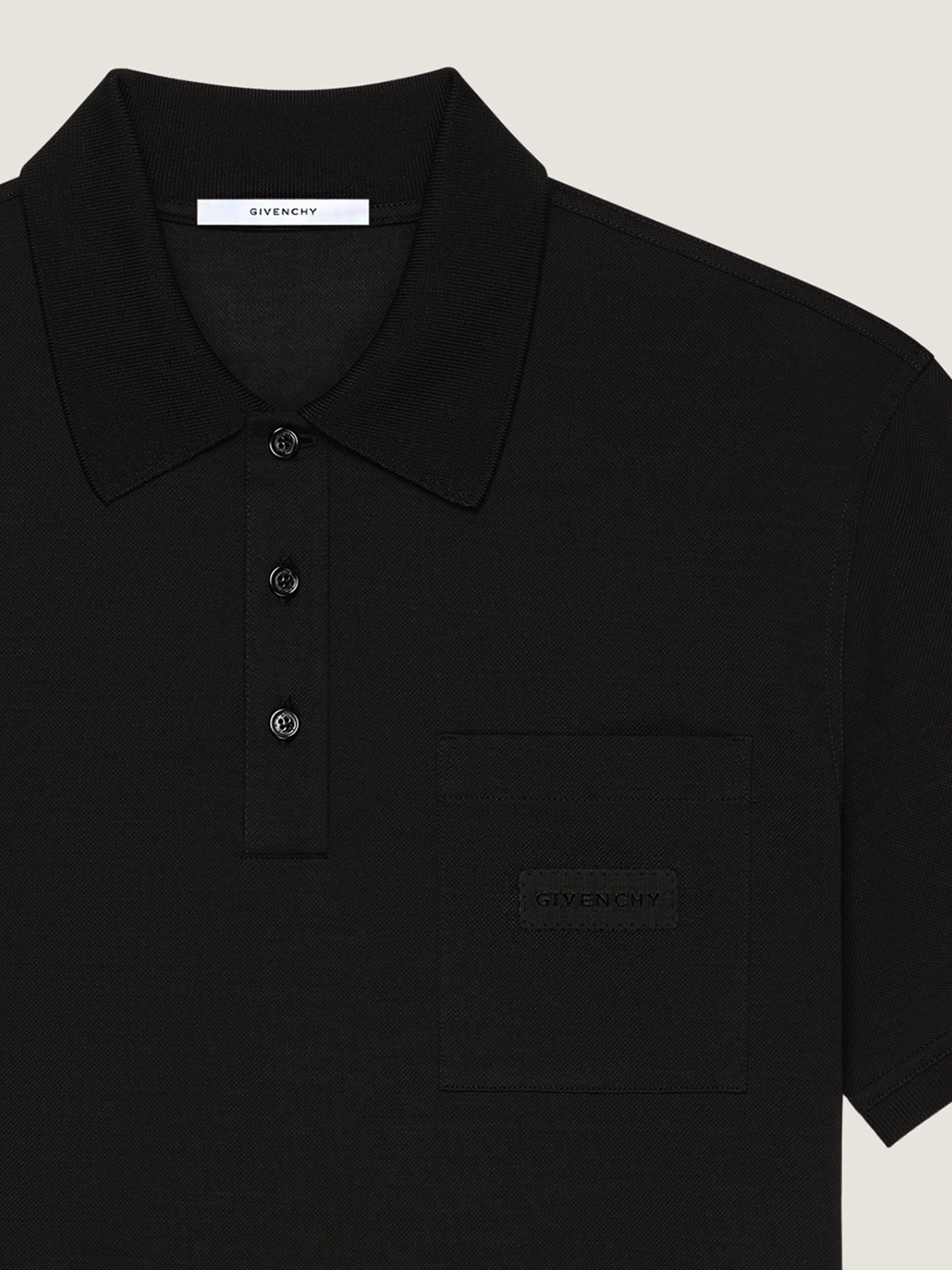 Polo in cotton with GIVENCHY patch